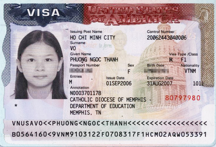 visa - thị thực xuất nhập cảnh