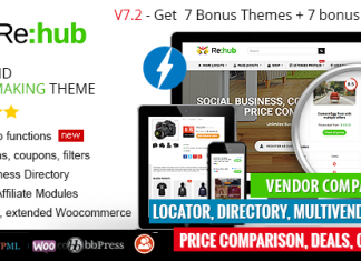 Tặng REHub Theme Full Package và hướng dẫn sử dụng Quà tặng VHW - REHub Theme