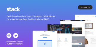 Stack - Theme Multipurpose bán chạy ThemeForest