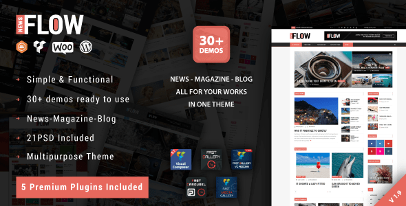 Flow News là theme tin tức load rất nhanh và đẹp - chuẩn SEO
