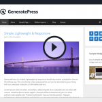 Đánh giá và hướng dẫn sử dụng GeneratePress Free và Premium