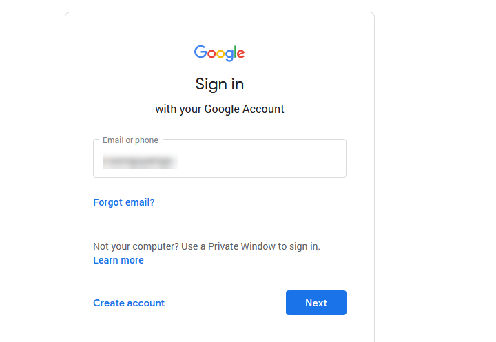 Google Search Console: Nếu chưa đăng nhập – thì hãy Đăng nhập Google