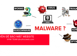 Các loại Malware - Hiện tượng Web bị nhiễm mã độc