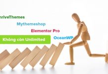 Hàng loạt thương hiệu Theme WordPress ngừng cung cấp unlimited license Theme WordPress không còn unlimited license