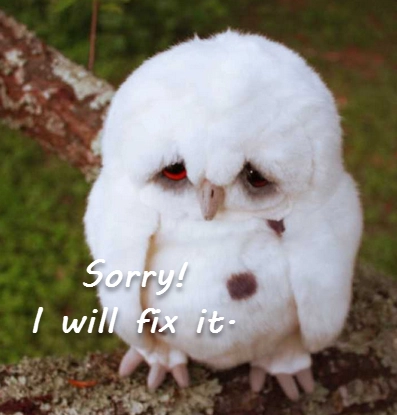 Sorry! I will fix it